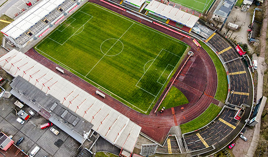 Stadion Niederrhein, Aufnahme von 2021 (Foto: Stadt Oberhausen/Tom Thöne)