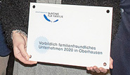 Vorbildlich familienfreundliches Unternehmen 2020
