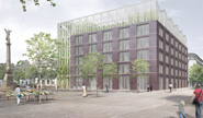 Planungsskizze des neuen Jobcenters am Altmarkt (Quelle:Kuehn Malvezzi Projects GmbH)