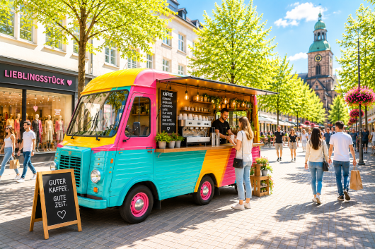 Kaffeewagen, Quelle: ChatGPT (AI Generated)