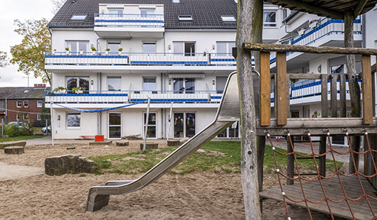 Außenbereich der KTE Dellwig