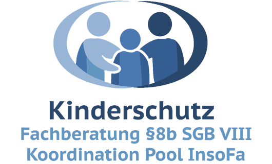 Logo Kinderschutz - Fachberatung §8b SGB VIIII Koordination Pool InsoFa