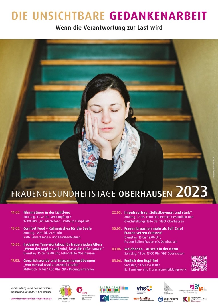 Plakat der Frauengesundheitstage 2023