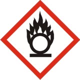 Flamme über einem Kreis