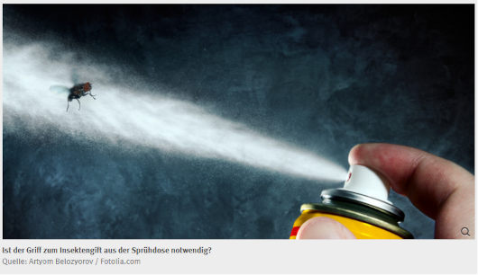 Insektenabwehrspray Symbolbild Quelle: Artyom Belozyorov / Fotolia.com 