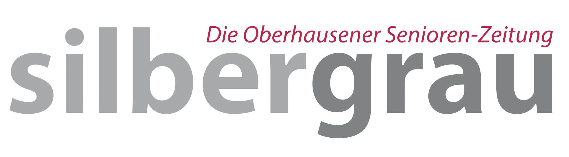 Logo der Oberhausener Seniorenzeitung Silbergrau