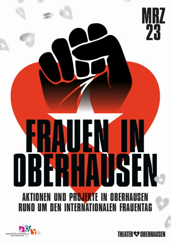 Zeigt Plakat Frauentag 2023