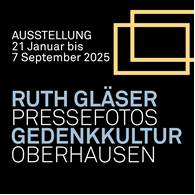 Plakat Ausstellung Ruth Gläser 21.01. - 07.09.2025