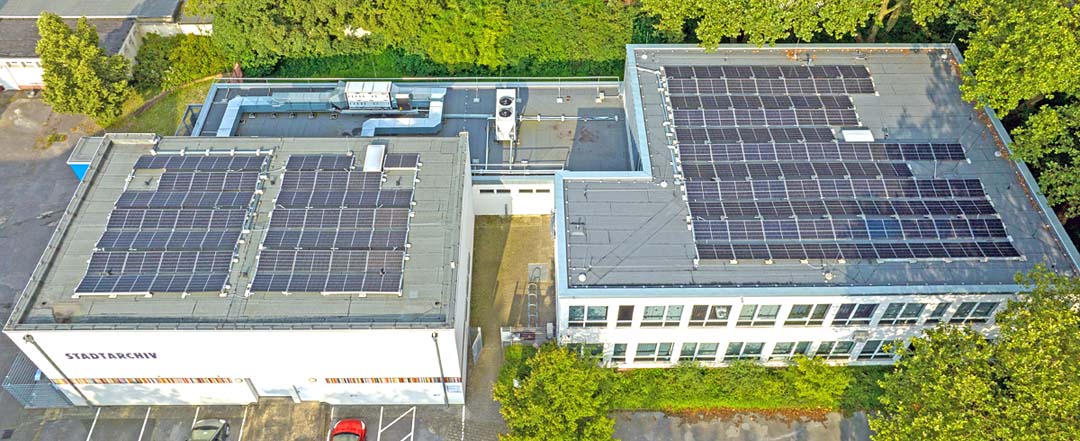 Drohnenaufnahme Stadtarchiv Oberhausen