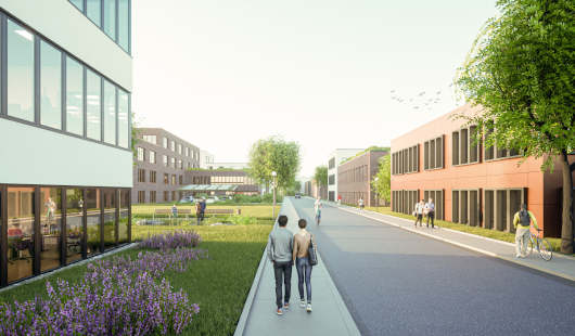 Visualisierung Ringstraße Bildrechte: PLASSMEIER & PTNs.