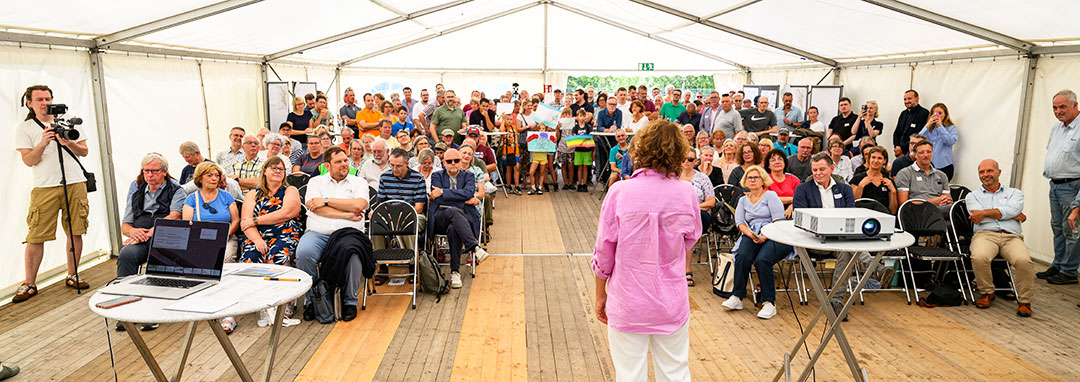 Gut besucht war die Auftaktveranstaltung zur Neuen Zeche Sterkrade. Foto: Stadt Oberhausen/Tom Thöne