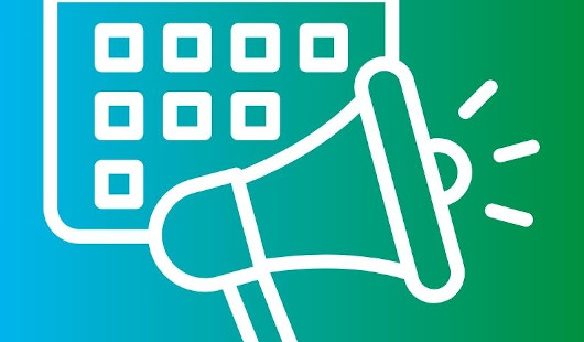 Kalender- und Flüstertüten-Icon