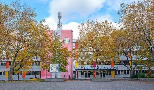 An der Gesamtschule Osterfeld entsteht derzeit der neue Multifunktionskomplex. Foto: Stadt Oberhausen/Tom Thöne