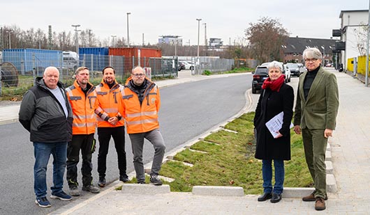 Erneuerung der Hansastraße drei Monate früher fertiggestellt 