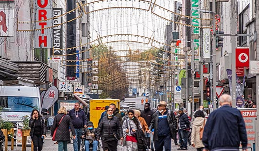 Die Markstraße wird neu gestaltet: Foto: Stadt Oberhausen/Tom Thöne