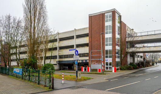 Außenansicht des Parkhauses (Foto: Stadt Oberhausen/Tom Thöne)