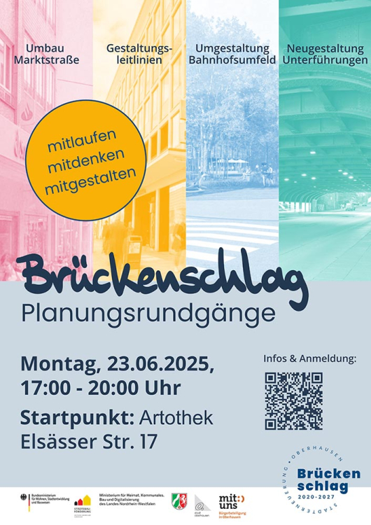 Einladungsplakat zu den Themenrungängen