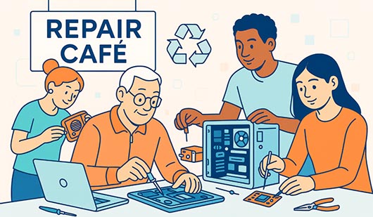 Das Repair Café. Grafik: Adobe Stock