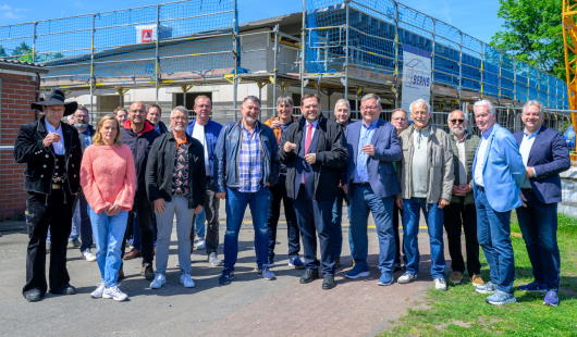 Richtfest im Emscher Sport- und Bewegungspark