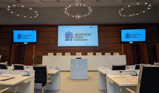 Architektenforum im Ratssaal. Foto: Stadt Oberhausen