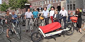 Gruppenbild Vorstellung der RadRouten-App