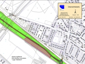 Ansicht des Plangebiets für die neue Landesstraße 215 n