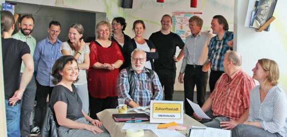 Das team der Zukunftsstadt