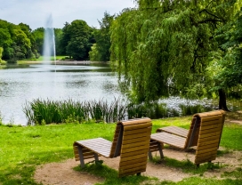 Der Kaisergarten am Schloss Oberhausen (Foto: Matthias Zerres)