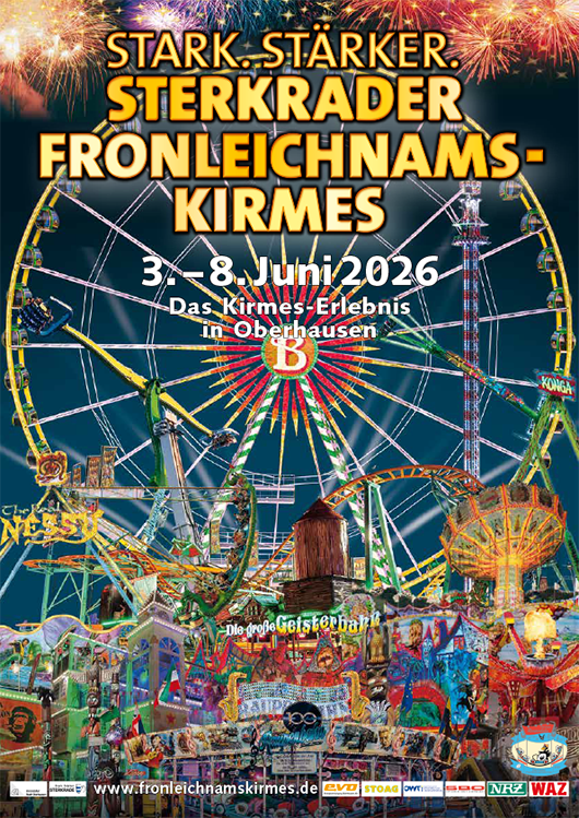 Plakat Sterkrader Fronleichnamskirmes 2026