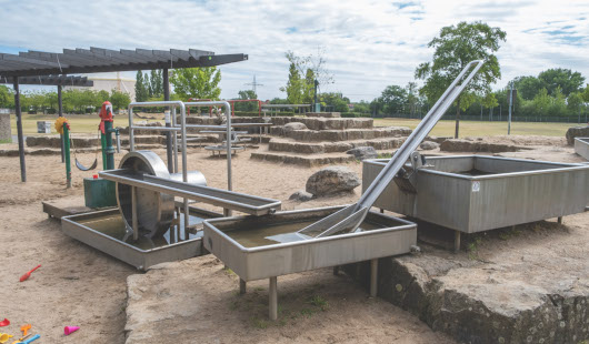 Wasserspielplatz an der OLGA