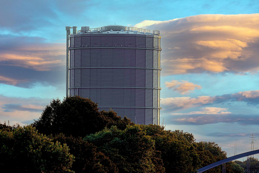 Gasometer am Rhein-Herne-Kanal (Foto: Stadt Oberhausen, Tom Thöne)